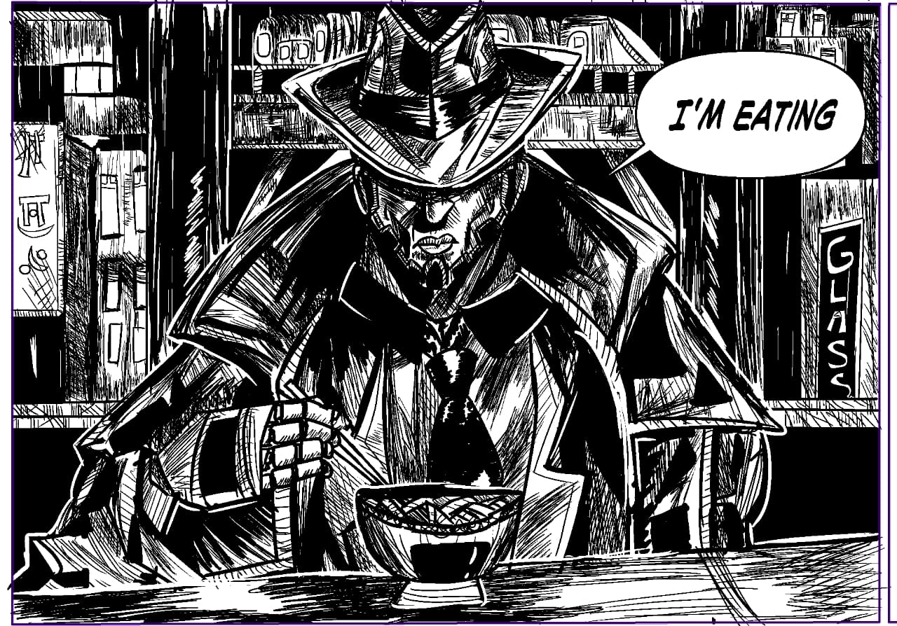 Placeholder comic panel artwork